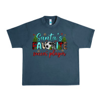 Midnight Navy santa s favorite soccer player Urban Heavy Tee - JahusDesignShop