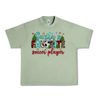Oil Green santa s favorite soccer player Urban Heavy Tee - JahusDesignShop