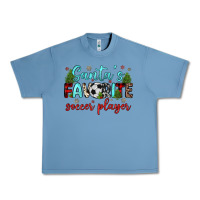 Pebble Blue santa s favorite soccer player Urban Heavy Tee - JahusDesignShop