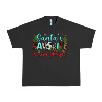 Pigment Black santa s favorite soccer player Urban Heavy Tee - JahusDesignShop
