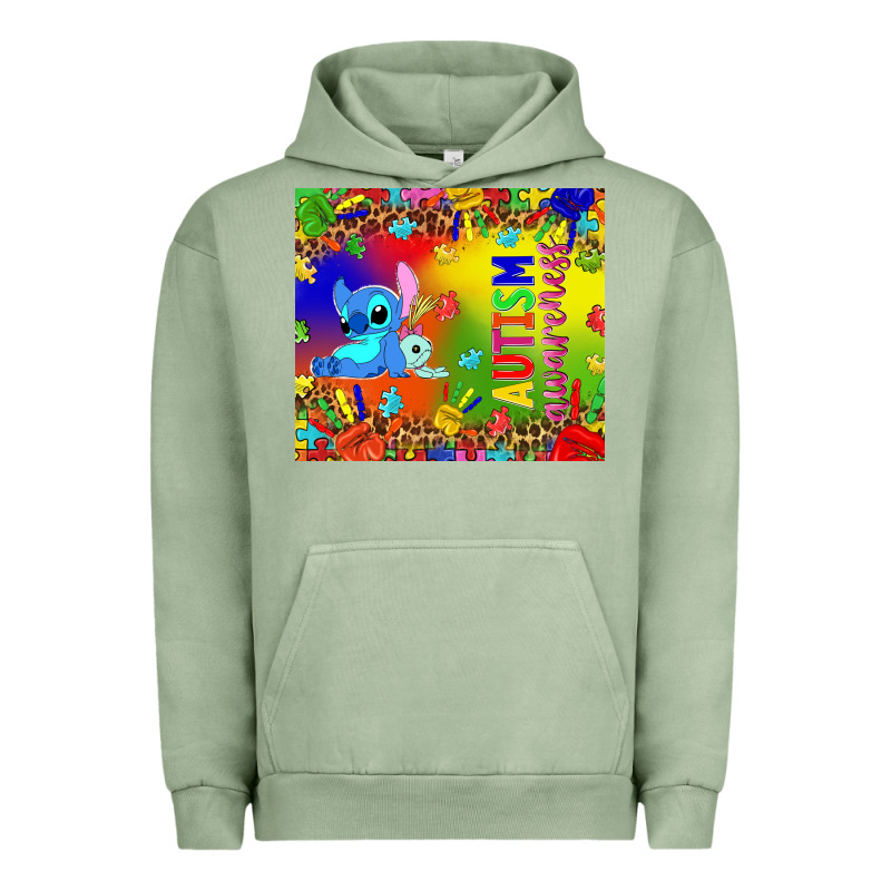 Autism Awareness With Stitch Tumbler Urban Hoodie by TumblerDesignByShophia | Teevron