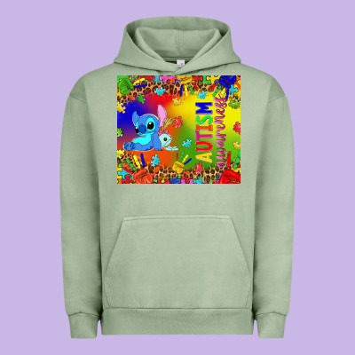 Autism Awareness With Stitch Tumbler Urban Hoodie Designed By Tumblerdesignbyshophia