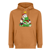 Meerkat Christmas cat tree Heavyweight Hoodie - MaliasSmallBusiness