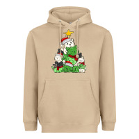 Mushroom Christmas cat tree Heavyweight Hoodie - MaliasSmallBusiness