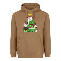 Toasted Coconut Christmas cat tree Heavyweight Hoodie - MaliasSmallBusiness