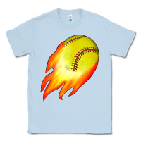 Dusty Blue softball Classic Tee - JahusDesignShop