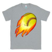 Heather Grey softball Classic Tee - JahusDesignShop