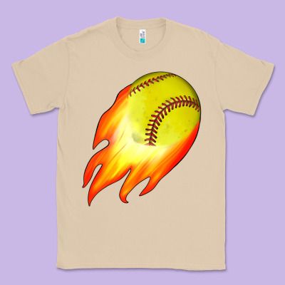 Softball Classic Tee Designed By Jahusdesignshop