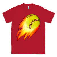 Red softball Classic Tee - JahusDesignShop