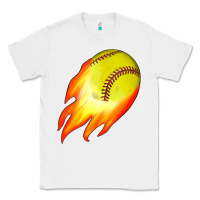 White softball Classic Tee - JahusDesignShop