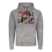 Cloud Rock Born to be free 4th of july Vintage Hoodie - CowGirlArtShop