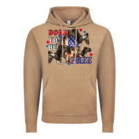 Vintage Coffee Born to be free 4th of july Vintage Hoodie - CowGirlArtShop