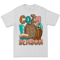 Dove Grey cozy season Premium Tee - MaliasSmallBusiness