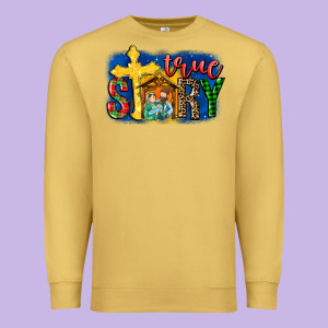 True Story Holy Family Premium Sweatshirt Designed By Maliassmallbusiness