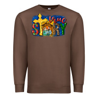 Chestnut True Story Holy Family Premium Sweatshirt - MaliasSmallBusiness