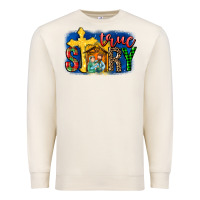 Sandshell True Story Holy Family Premium Sweatshirt - MaliasSmallBusiness