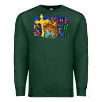 Sports Green True Story Holy Family Premium Sweatshirt - MaliasSmallBusiness