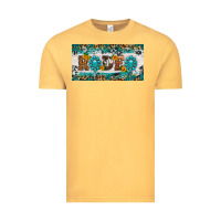 Vintage Mustard rodeo license plate Vintage Tee - HRA Design Shop