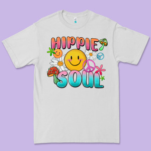 Hippie Soul Premium Tee Designed By Maliassmallbusiness