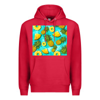 Cardinal blue pineapple Premium Hoodie - BarkalooDesign