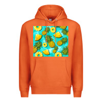 Carrot blue pineapple Premium Hoodie - BarkalooDesign