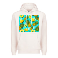 Blue Pineapple Premium Hoodie | Teevron