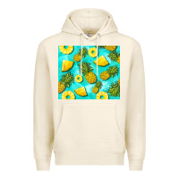 Tofu blue pineapple Premium Hoodie - BarkalooDesign