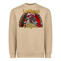 Mushroom la mama mas chingona Heavyweight Sweatshirt - RacoonDesign