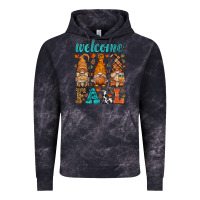 Cloud Black welcome fall gnome Vintage Hoodie - HRA Design Shop