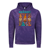 Cloud Purple welcome fall gnome Vintage Hoodie - HRA Design Shop