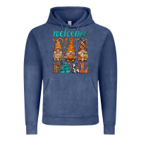 Vintage Denim welcome fall gnome Vintage Hoodie - HRA Design Shop