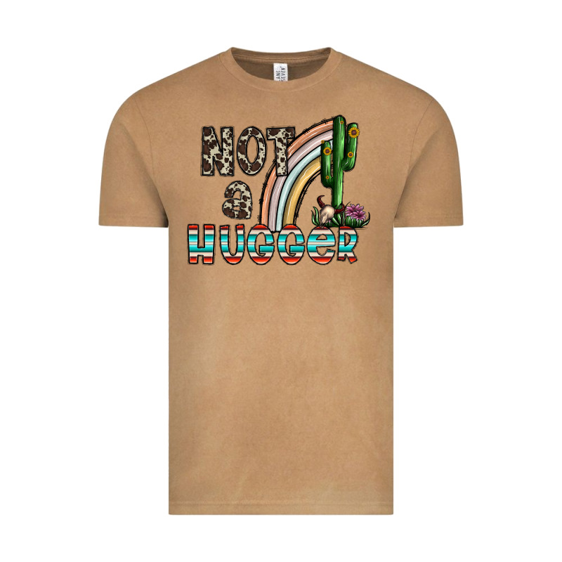 Not A Hugger Vintage Tee by CowhideDigitalArt | Teevron