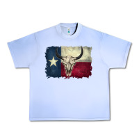 Grape Ice distressed tesas flag Urban Heavy Tee - BarkalooDesign