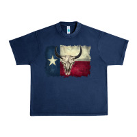 Navy distressed tesas flag Urban Heavy Tee - BarkalooDesign