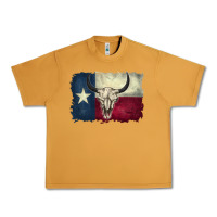 Peanut Butter distressed tesas flag Urban Heavy Tee - BarkalooDesign