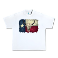 White distressed tesas flag Urban Heavy Tee - BarkalooDesign