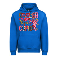 Cobalt Cooler than Cupid Valentine's Day Urban Hoodie - HowdyJamesFarm
