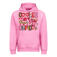 Fuchsia Pink Cooler than Cupid Valentine's Day Urban Hoodie - HowdyJamesFarm