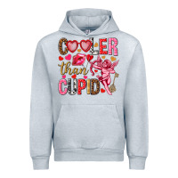 Heather Grey Cooler than Cupid Valentine's Day Urban Hoodie - HowdyJamesFarm