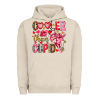 Pigment French Oak Cooler than Cupid Valentine's Day Urban Hoodie - HowdyJamesFarm