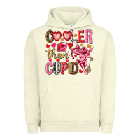 Pigment Pistachio Cooler than Cupid Valentine's Day Urban Hoodie - HowdyJamesFarm