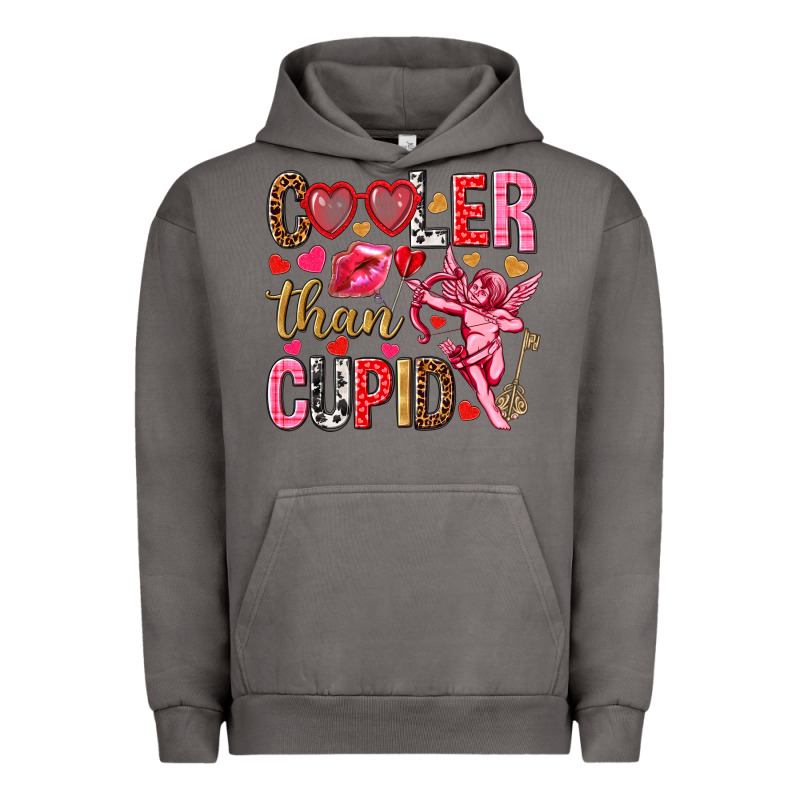 Cooler Than Cupid Valentine's Day Urban Hoodie by HowdyJamesFarm | Teevron