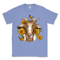 Colony Blue sunflower goat Classic Tee - Jasminsmagicworld