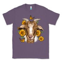Lavender sunflower goat Classic Tee - Jasminsmagicworld