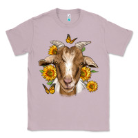 Lilac sunflower goat Classic Tee - Jasminsmagicworld