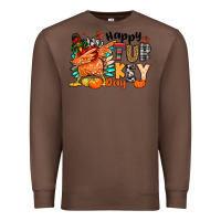 Chestnut happy turkey day Premium Sweatshirt - MaliasSmallBusiness