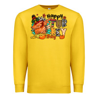 Lemon happy turkey day Premium Sweatshirt - MaliasSmallBusiness