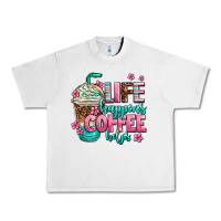 Lunar Rock life happens coffee  helps Urban Heavy Tee - AdoDesignShop