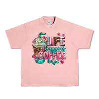 Salmon life happens coffee  helps Urban Heavy Tee - AdoDesignShop
