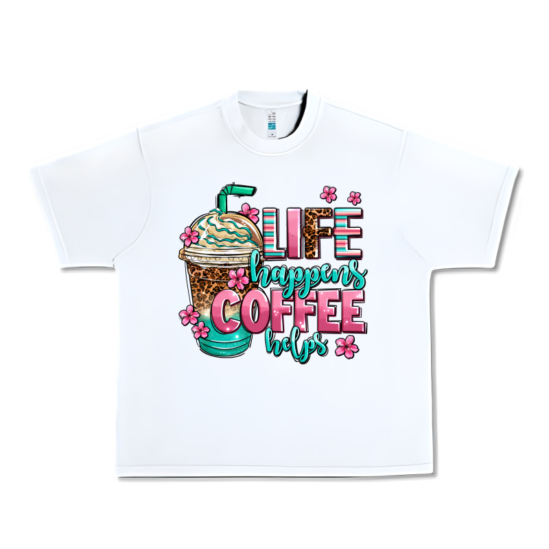 Life Happens Coffee  Helps Urban Heavy Tee by AdoDesignShop | Teevron